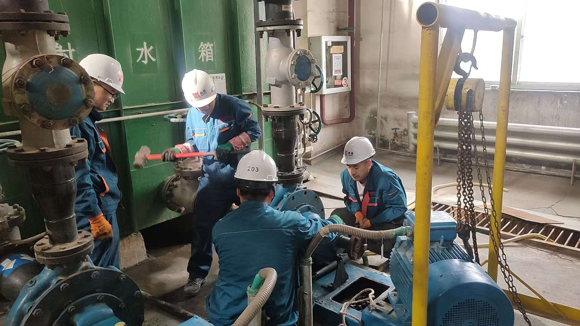 防寒保供筑防地 精修细护稳发电——白银尊龙凯时圆满完成汽轮机冬季专项运维